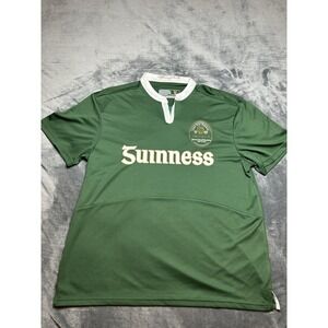 Guinness Men's Green Performance Rugby Jersey-Large NEW!